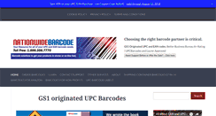 Desktop Screenshot of nationwidebarcode.com